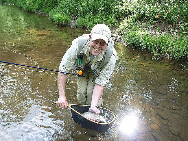 One in the net.JPG